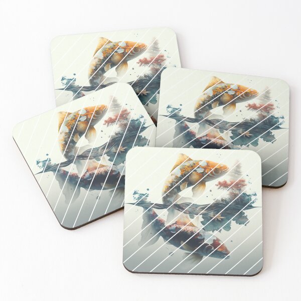 Item preview, Double exposure japanese koi designed and sold by Mirochan80.