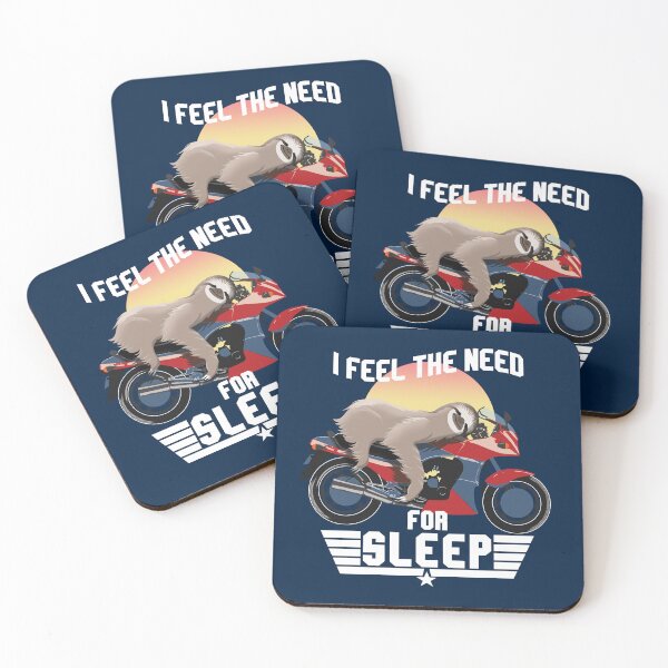 Item preview, I Feel The Need For Sleep | Sloth Speed Funny Pun Quote designed and sold by TMBTM.