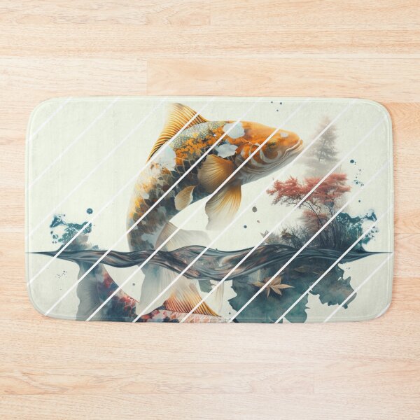 Item preview, Double exposure japanese koi designed and sold by Mirochan80.