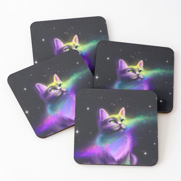 Item preview, Galaxy Cat Digital Art designed and sold by InnaPo ⭐⭐⭐⭐⭐.