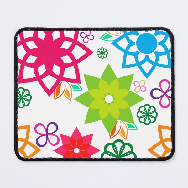 Item preview, Geo Flowers with White designed and sold by Stormpaint.