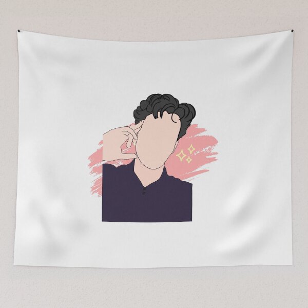 Item preview, Elite Netflix Show Patrick  pink background designed and sold by paintingtour.