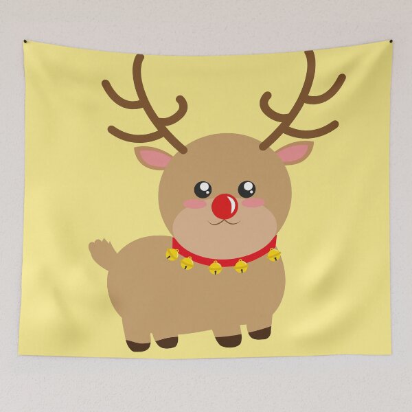 Item preview,  christmas reindeer, rudolf the red nosed reindeer designed and sold by yessebel.