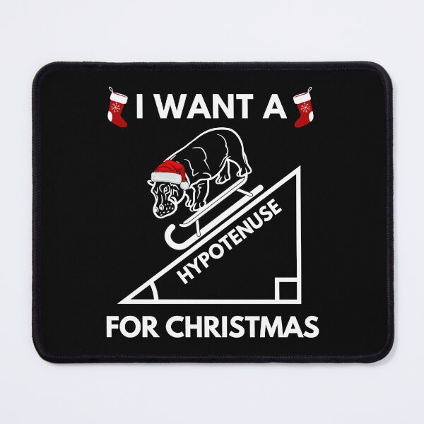 Item preview, I Want A Hypotenuse For Christmas - Math Ugly Sweater, Ugly Christmas Sweater Mathematics, Math Holiday Party, Xmas Math, Math Nerd Christmas designed and sold by jadedscientist.