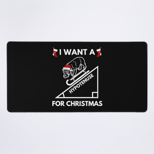 Item preview, I Want A Hypotenuse For Christmas - Math Ugly Sweater, Ugly Christmas Sweater Mathematics, Math Holiday Party, Xmas Math, Math Nerd Christmas designed and sold by jadedscientist.