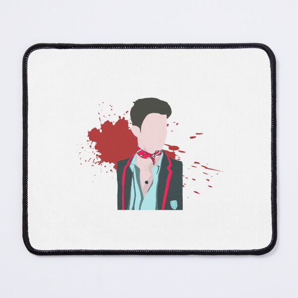 Item preview, Elite Netflix Show Patrick with  blood background designed and sold by paintingtour.