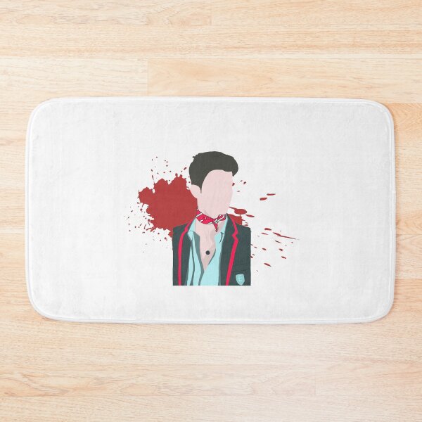 Item preview, Elite Netflix Show Patrick with  blood background designed and sold by paintingtour.