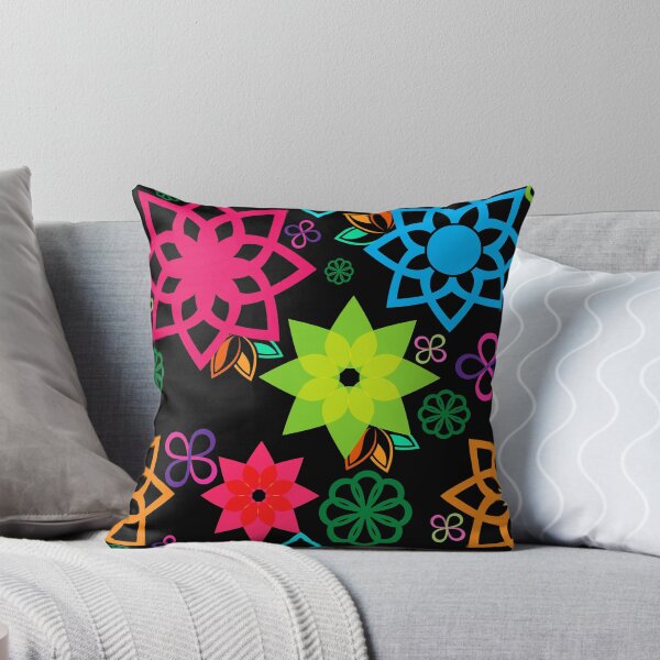 Item preview, Geo Flowers with Black designed and sold by Stormpaint.