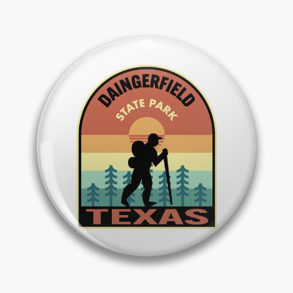 Artikelvorschau, Daingerfield State Park Texas Retro Hiking entworfen und verkauft von HalpinDesign.
