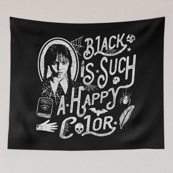 Item preview, Black Is Such A Happy Color  designed and sold by Alema Art.
