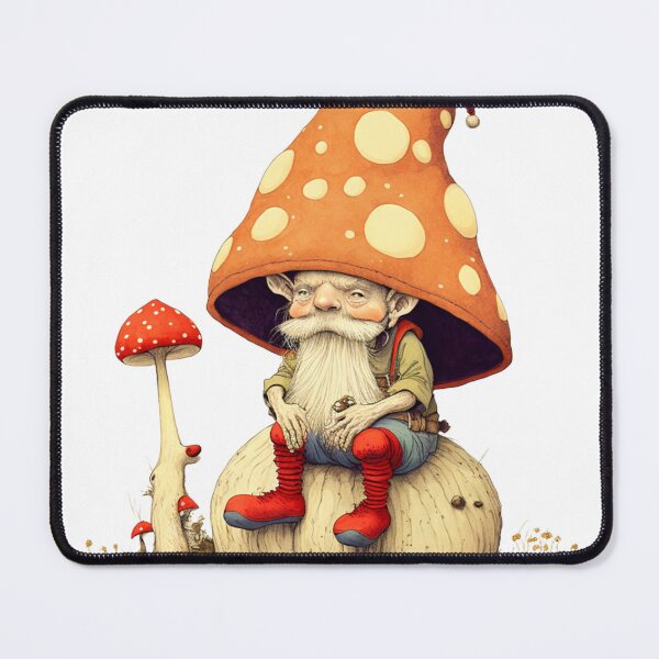 Item preview, Ghnome Mushroom Sticker Chibli amanita muscaria designed and sold by Itis-Whatitis.