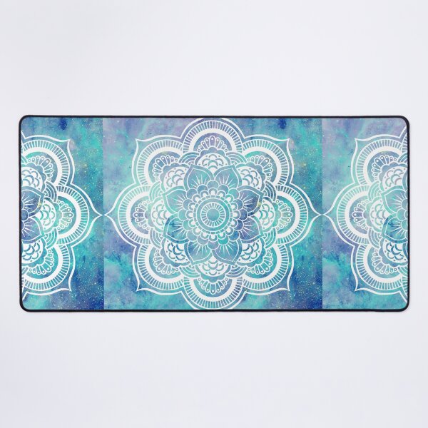 Item preview, Galaxy Mandala Pastel Aqua Lavender designed and sold by 2sweetsDesign.