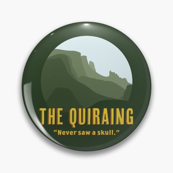 Item preview, Isle of Skye Quiraing Never Saw A Skull designed and sold by ThiccerSticcers.