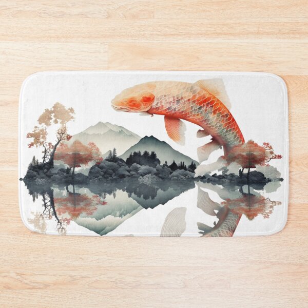 Item preview, Double exposure japanese koi designed and sold by Mirochan80.