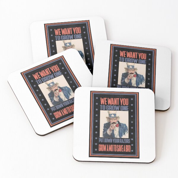 Item preview, uncle sam grow a mo to save a bro, retro style, funny movember    designed and sold by emerypeterson11.