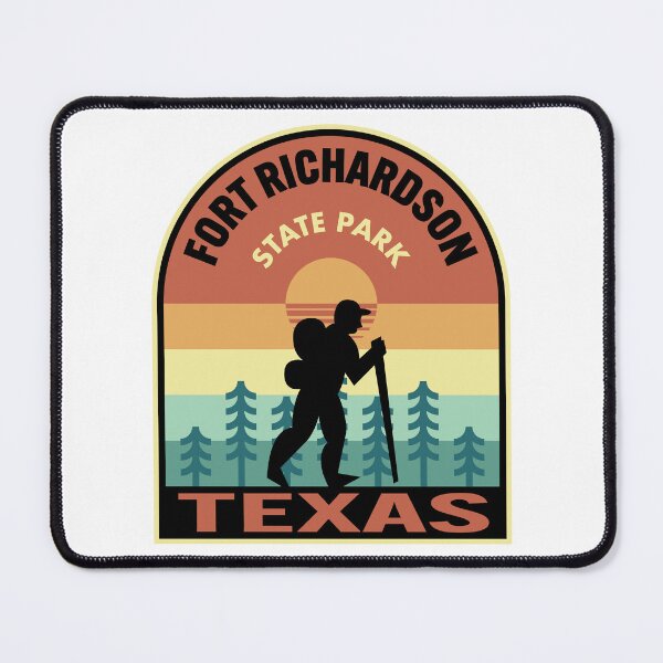 Item preview, Fort Richardson State Park Texas Retro Hiking designed and sold by HalpinDesign.