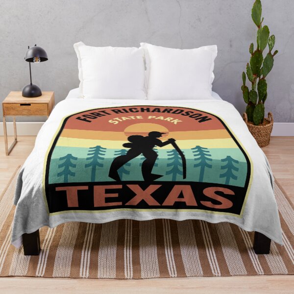 Item preview, Fort Richardson State Park Texas Retro Hiking designed and sold by HalpinDesign.