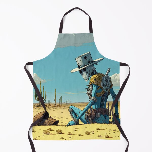 Item preview, Robot Cowboy sitting in the desert designed and sold by Itis-Whatitis.