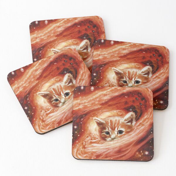 Item preview, Ginger Galaxy Cat Digital Art designed and sold by InnaPo ⭐⭐⭐⭐⭐.