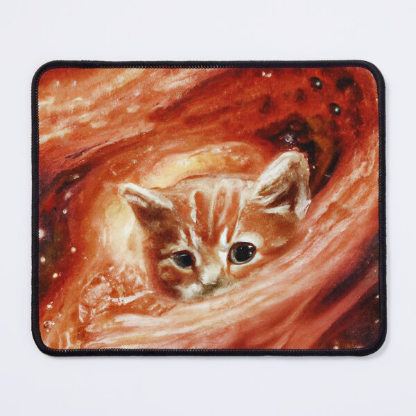 Item preview, Ginger Galaxy Cat Digital Art designed and sold by InnaPo ⭐⭐⭐⭐⭐.