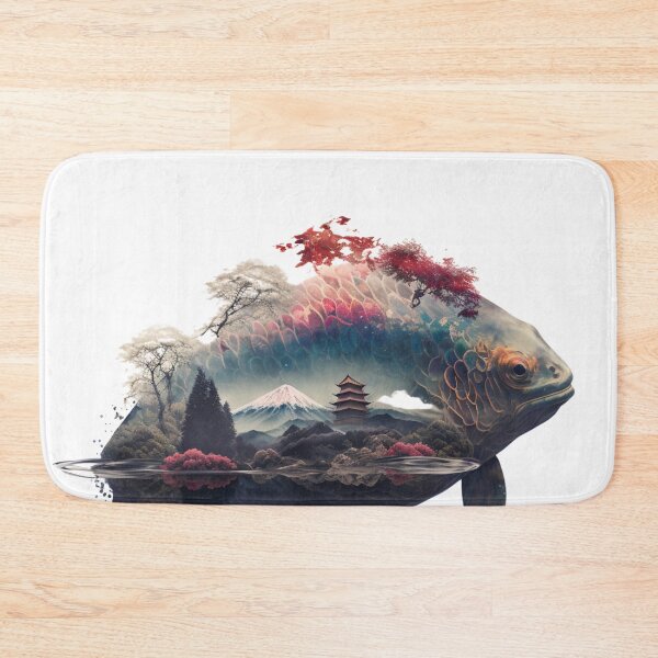 Item preview, Double exposure japanese koi designed and sold by Mirochan80.