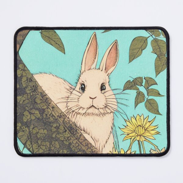 Item preview, In the Jungle Vintage Bunny Rabbit Drawing with Cute Eyes designed and sold by wigobun.