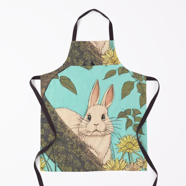 Item preview, In the Jungle Vintage Bunny Rabbit Drawing with Cute Eyes designed and sold by wigobun.