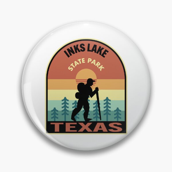 Item preview, Inks Lake State Park Texas Retro Hiking designed and sold by HalpinDesign.