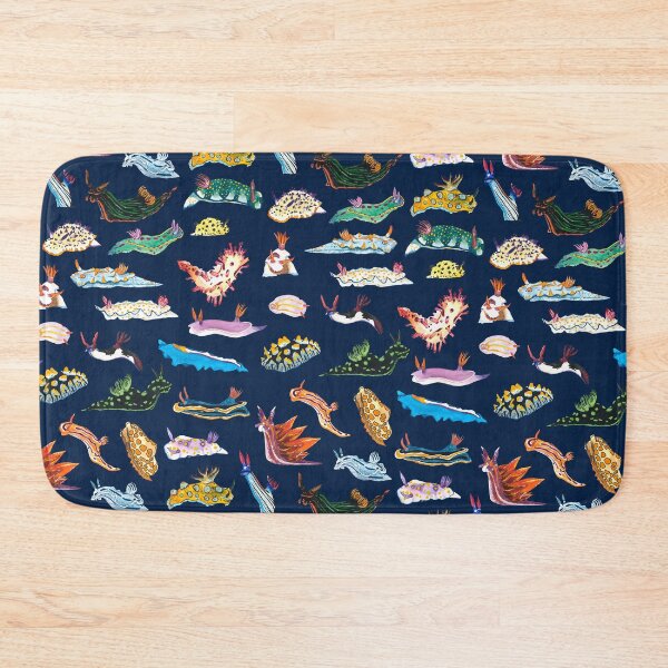 Item preview, NUDIBRANCHIA (navy blue) designed and sold by BEATRIZ ABAITUA.