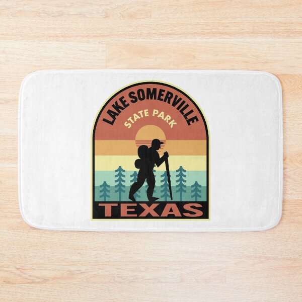Item preview, Lake Somerville State Park Texas Retro Hiking designed and sold by HalpinDesign.
