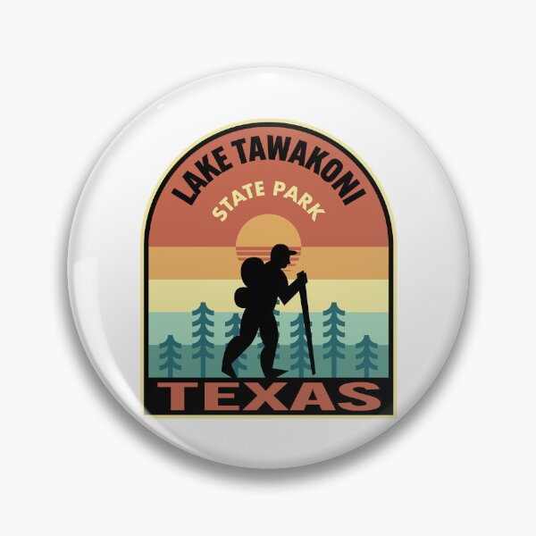 Item preview, Lake Tawakoni State Park Texas Retro Hiking designed and sold by HalpinDesign.