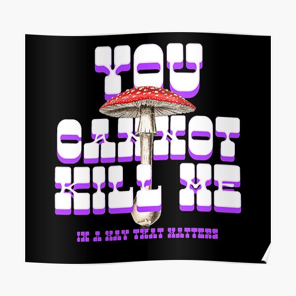 "You Cannot Kill Me In A Way That Matters" Poster for Sale by shyphex Redbubble