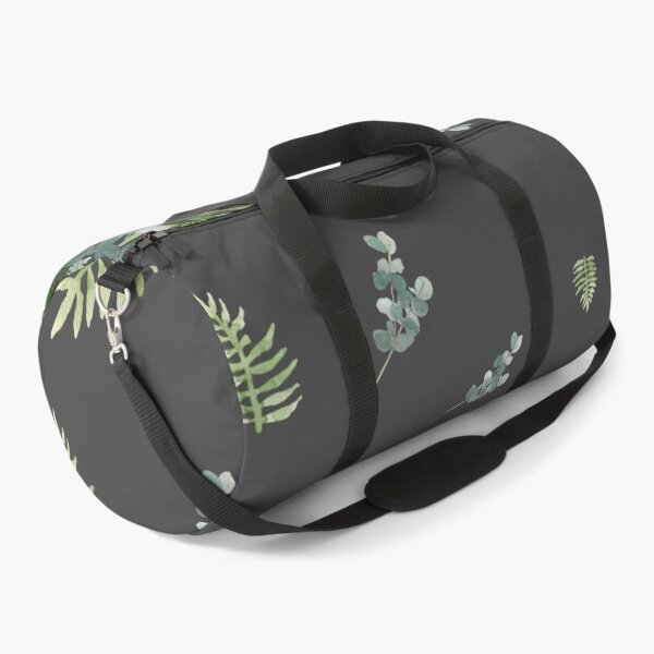 Item preview, Anemone leaves bouquet a watercolor cute pattern grey designed and sold by Yana Mustafina | Boho Soulful Designs.