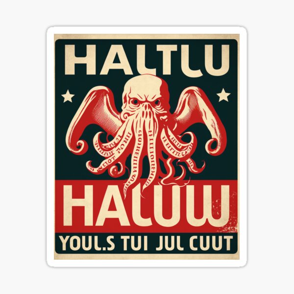 Haltlu! Haluw Sticker