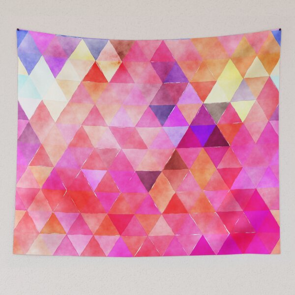 Item preview, Colorful Triangle Pattern designed and sold by stylebytara.