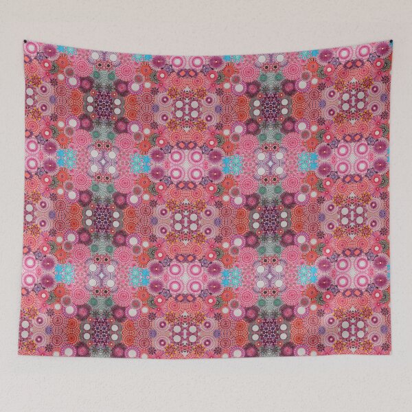 Item preview, Mirrored Pink Spirograph Artwork designed and sold by RachelEDesigns.