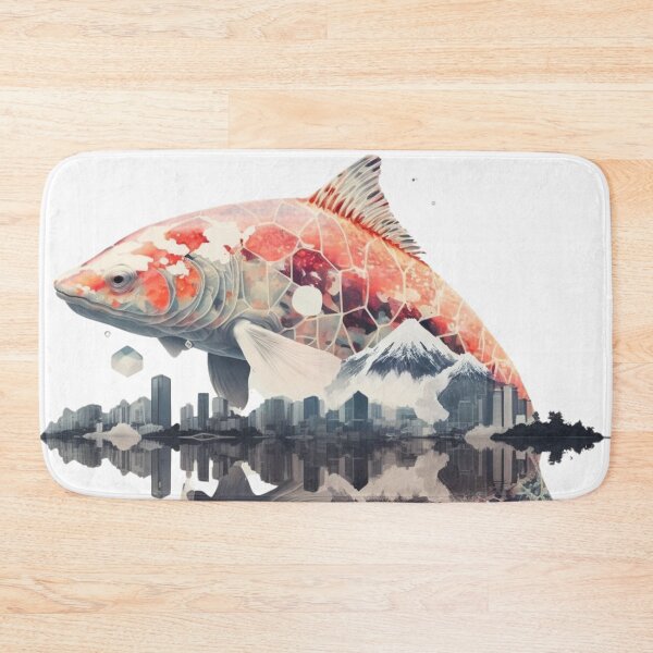 Item preview, Double exposure japanese koi designed and sold by Mirochan80.