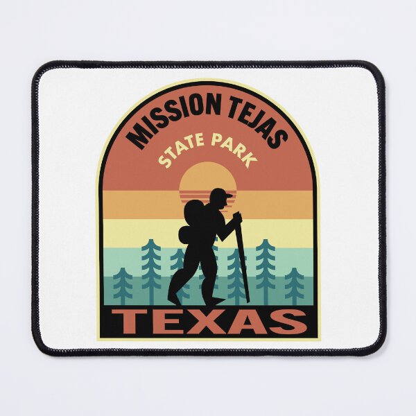 Item preview, Mission Tejas State Park Texas Retro Hiking designed and sold by HalpinDesign.