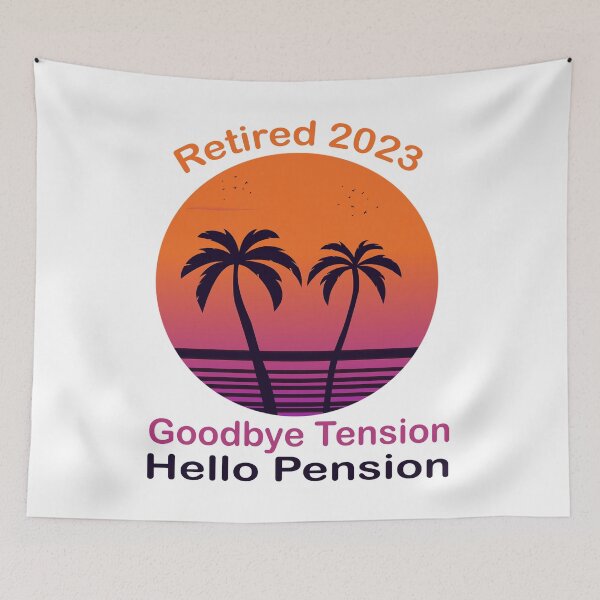 Item preview, Retired 2023 Goodbye Tension Hello Pension designed and sold by Soudesign99.