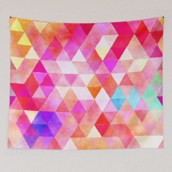 Item preview, Colorful Triangle Pattern designed and sold by stylebytara.