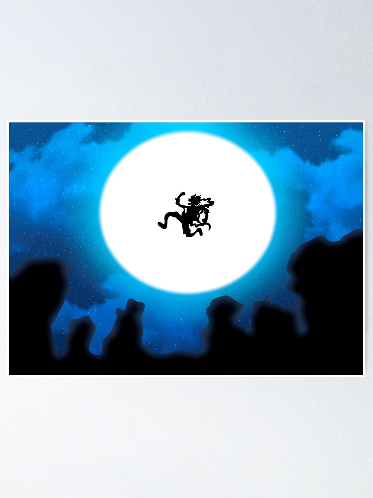 Gear 5 Luffy Lassoing under the Full Moon (Ver. 2) by TropicTom on  DeviantArt