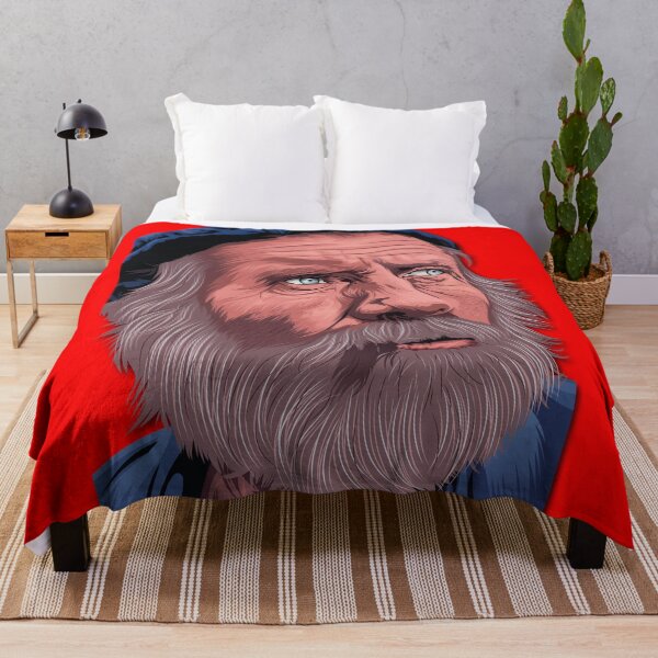 Item preview, Old man portrait designed and sold by snowgirlshop.