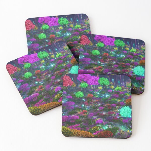 Item preview, Neon Garden In The City designed and sold by BrightC.