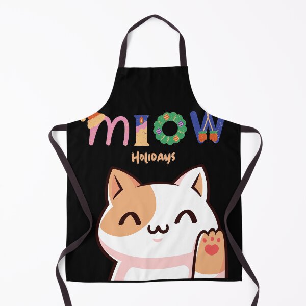 Item preview, Miow Holiday's happy kawaii cat designed and sold by KeepItSimple089.