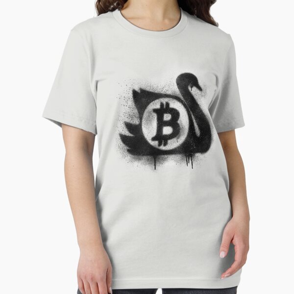 Artikel-Vorschau von Bitcoin Black Swan Graffiti Spray Schablone, designt und verkauft von lucidhouse.