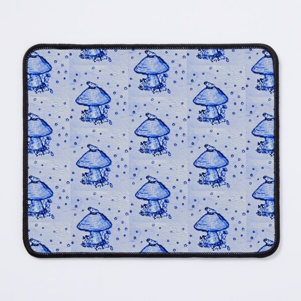 Item preview, Toad on a mushroom in blue  designed and sold by Ivy-Bindig.