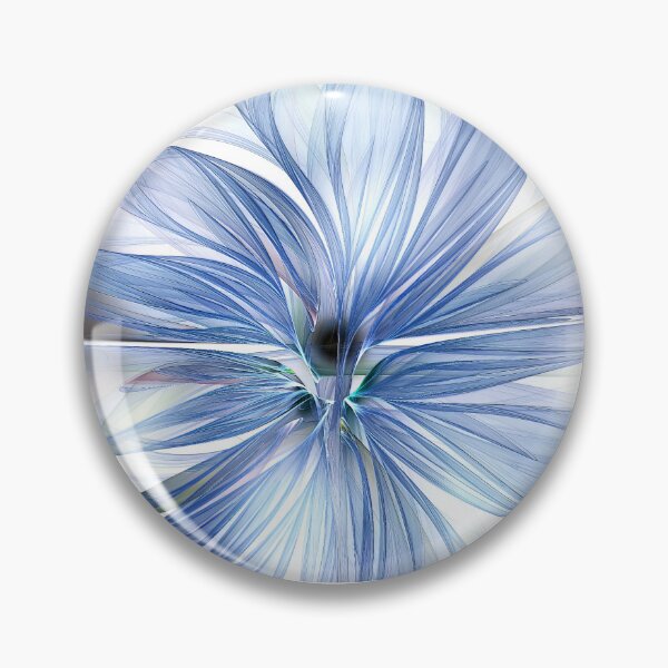 Item preview, Breezy Blue  Modern Flower designed and sold by nanengen2.