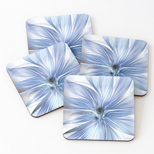 Item preview, Breezy Blue  Modern Flower designed and sold by nanengen2.
