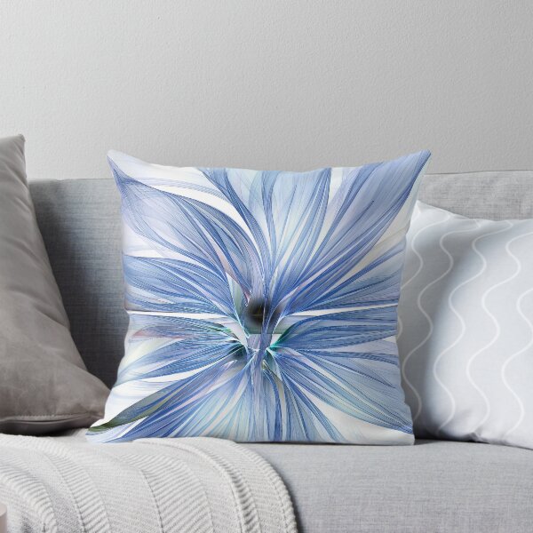 Item preview, Breezy Blue  Modern Flower designed and sold by nanengen2.