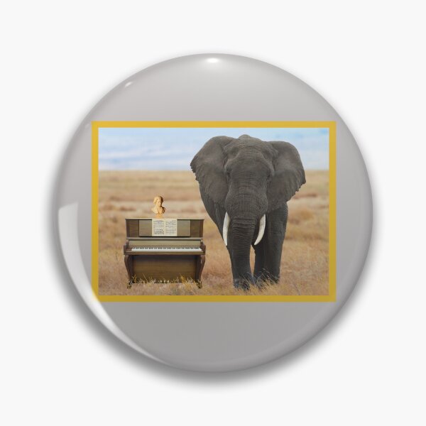 Item preview, Elephant Loves Piano designed and sold by AMERICANCHEEZ.